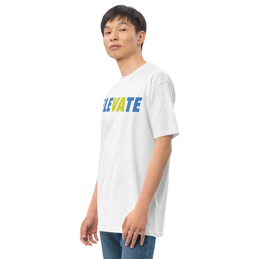 ELEVATE by CoVA Tennis Men’s premium heavyweight tee