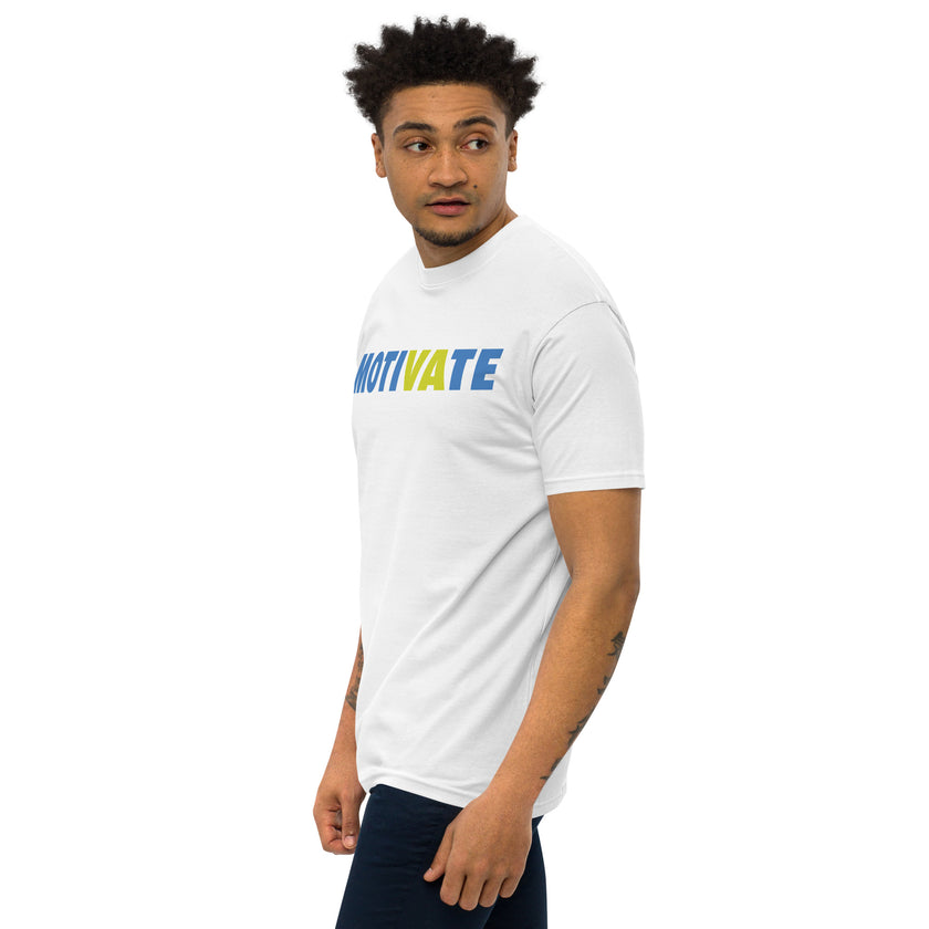 MOTIVATE by CoVA Tennis Men’s premium heavyweight tee