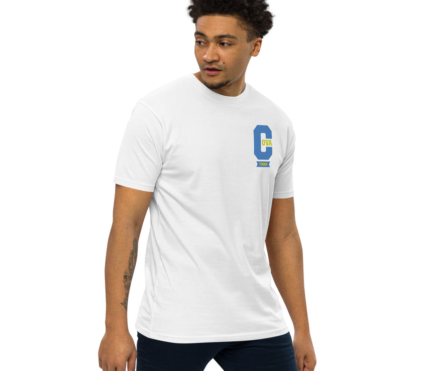 Varsity C CoVA Tennis premium heavyweight tee