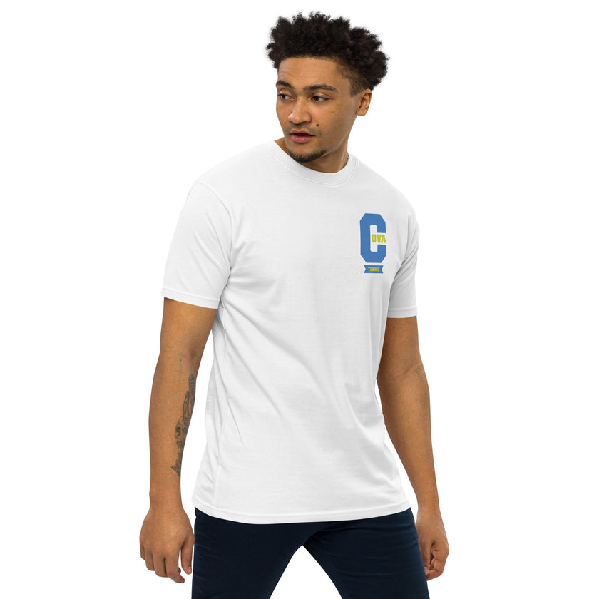 Varsity C CoVA Tennis premium heavyweight tee