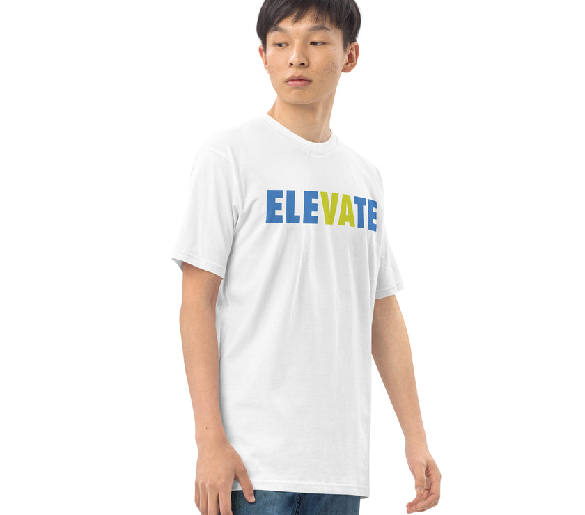 ELEVATE by CoVA Tennis Men’s premium heavyweight tee