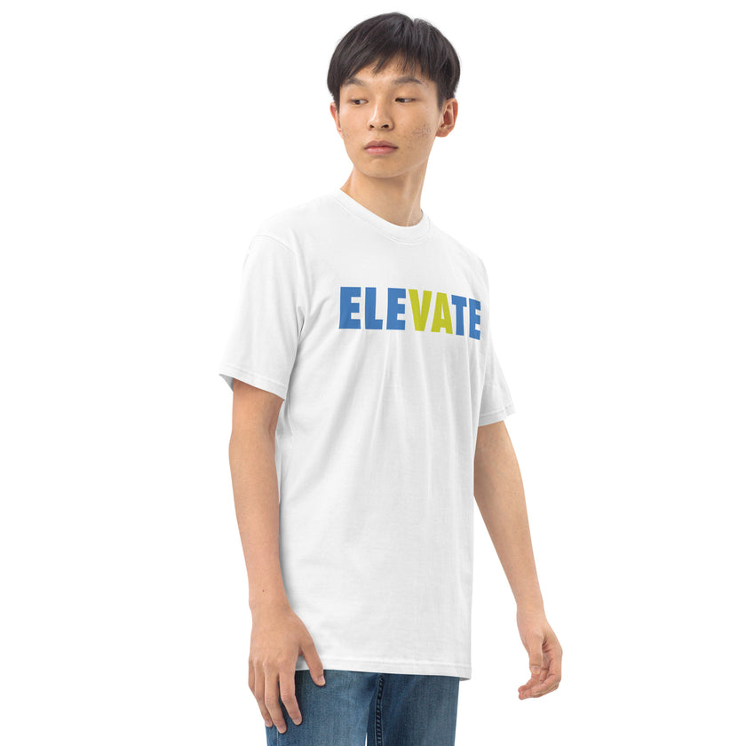 ELEVATE by CoVA Tennis Men’s premium heavyweight tee