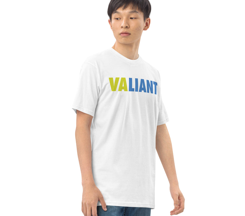 VALIANT by CoVA Tennis Men’s premium heavyweight tee