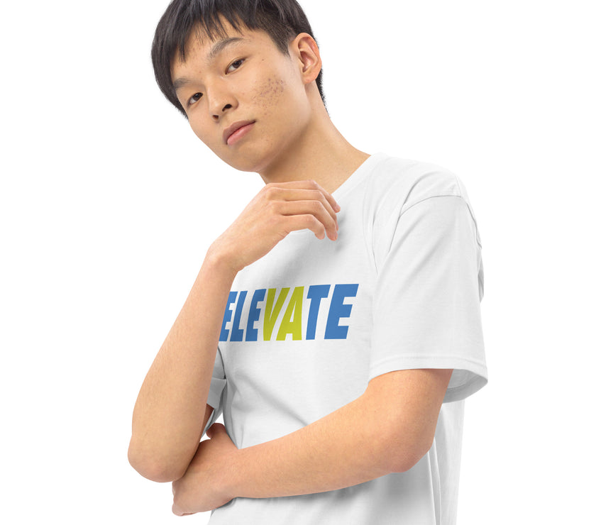 ELEVATE by CoVA Tennis Men’s premium heavyweight tee