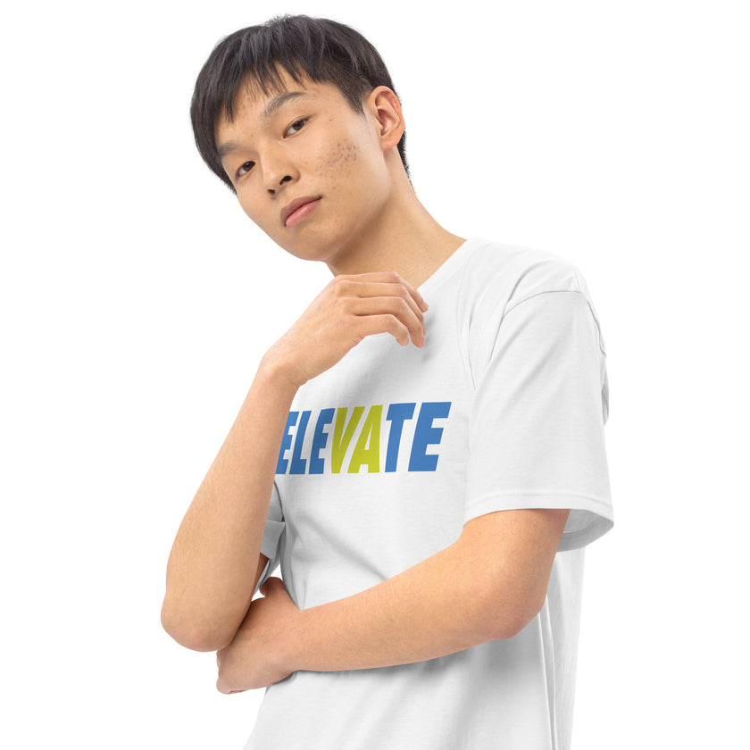 ELEVATE by CoVA Tennis Men’s premium heavyweight tee