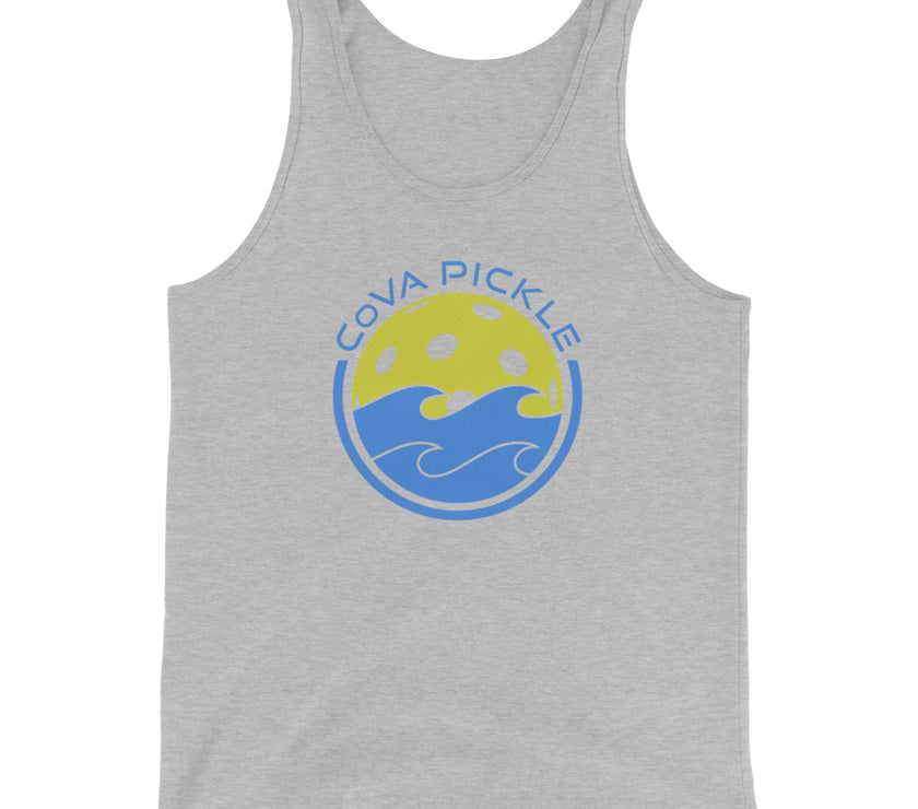 CoVA Pickle Ball & Waves Unisex Tank Top