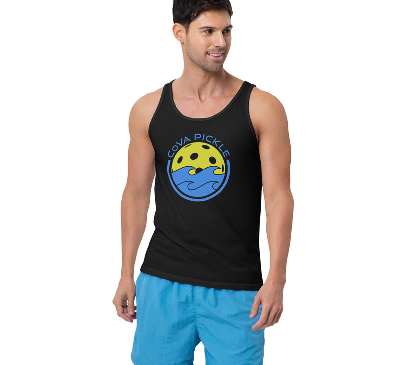 CoVA Pickle Ball & Waves Unisex Tank Top