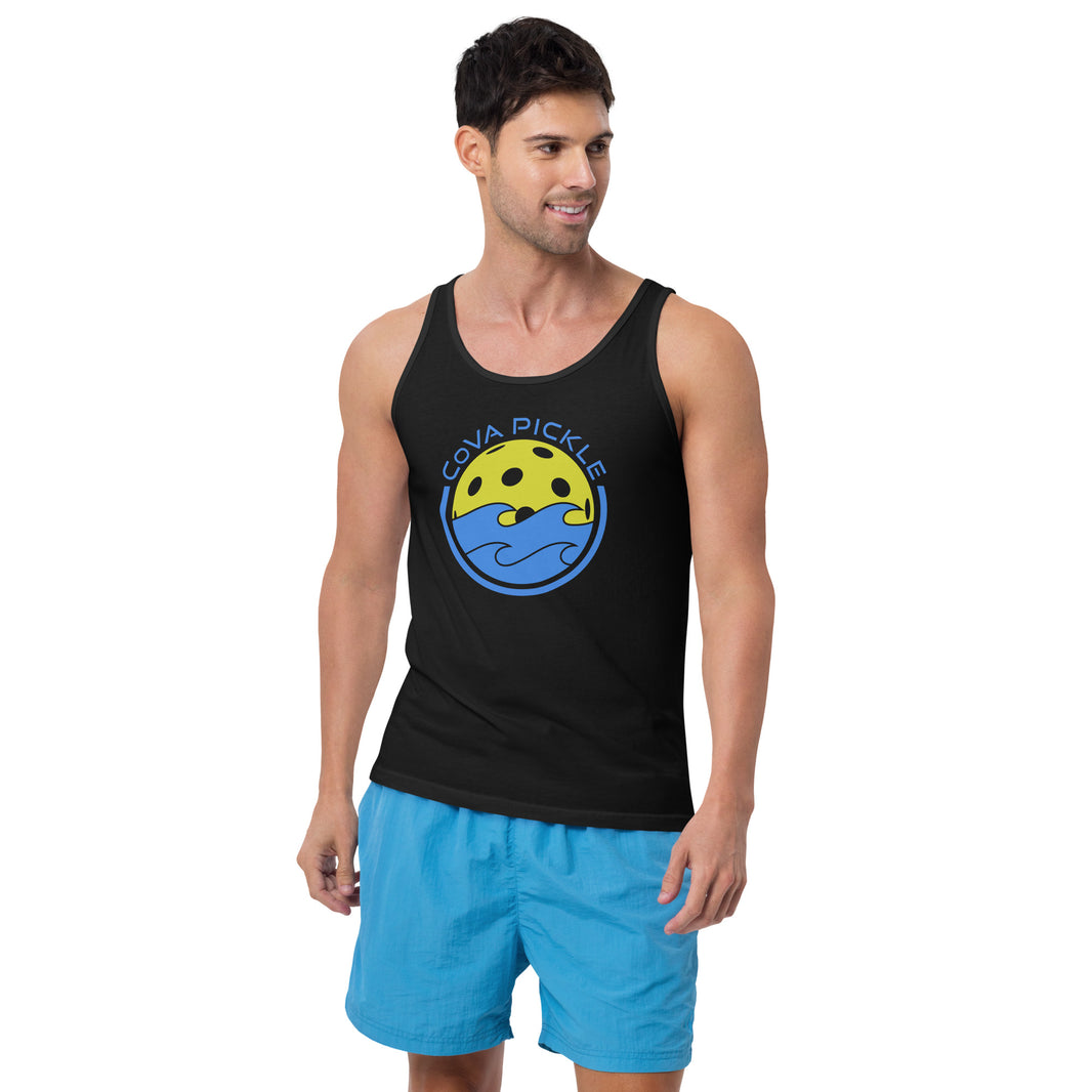 CoVA Pickle Ball & Waves Unisex Tank Top