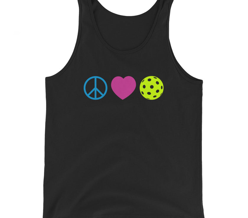 Peace Love Pickleball Tank Top