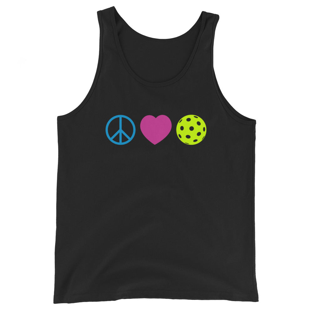 Peace Love Pickleball Tank Top