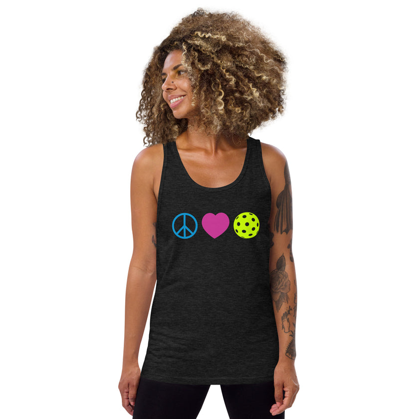 Peace Love Pickleball Tank Top