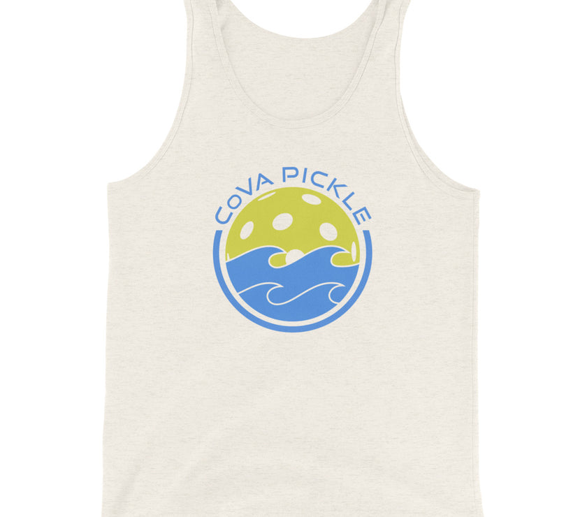 CoVA Pickle Ball & Waves Unisex Tank Top