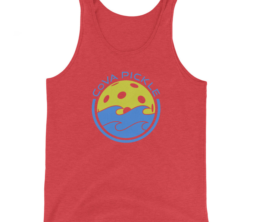 CoVA Pickle Ball & Waves Unisex Tank Top