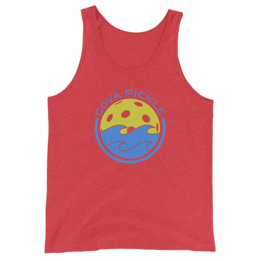 CoVA Pickle Ball & Waves Unisex Tank Top