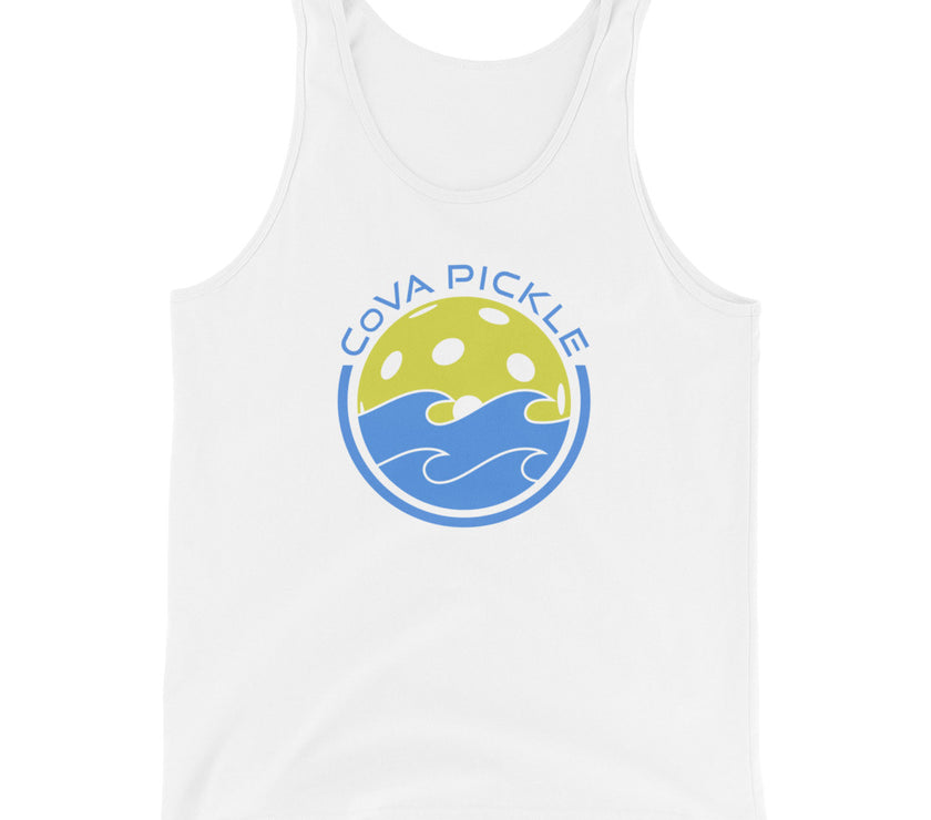 CoVA Pickle Ball & Waves Unisex Tank Top