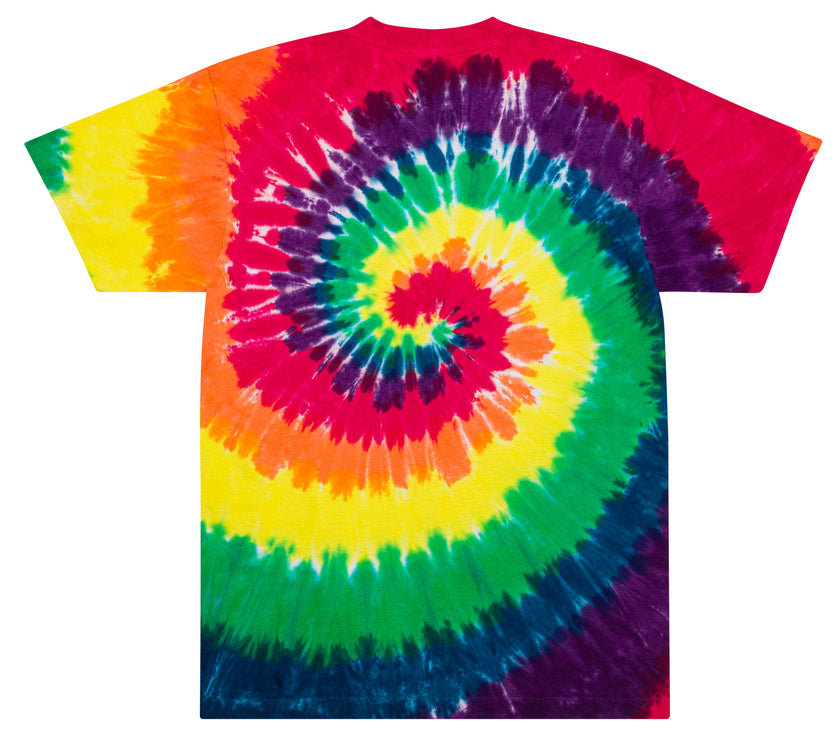 CoVA Tennis Ball & Waves Logo Oversized tie-dye t-shirt