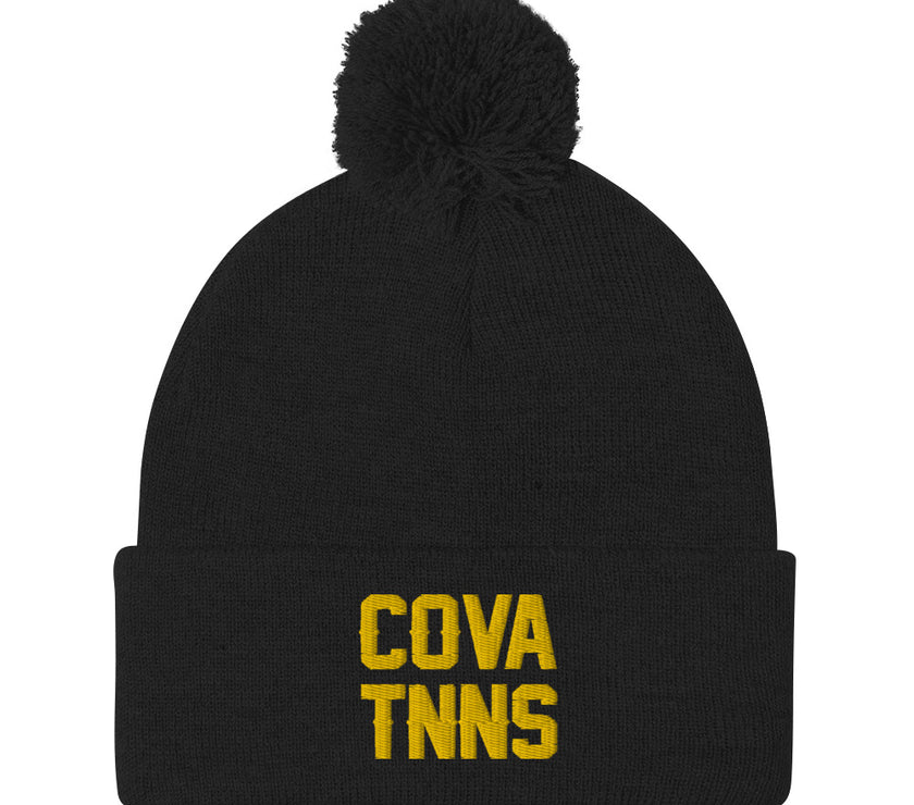 CoVA TNNS Pom-Pom Beanie by CoVA Tennis