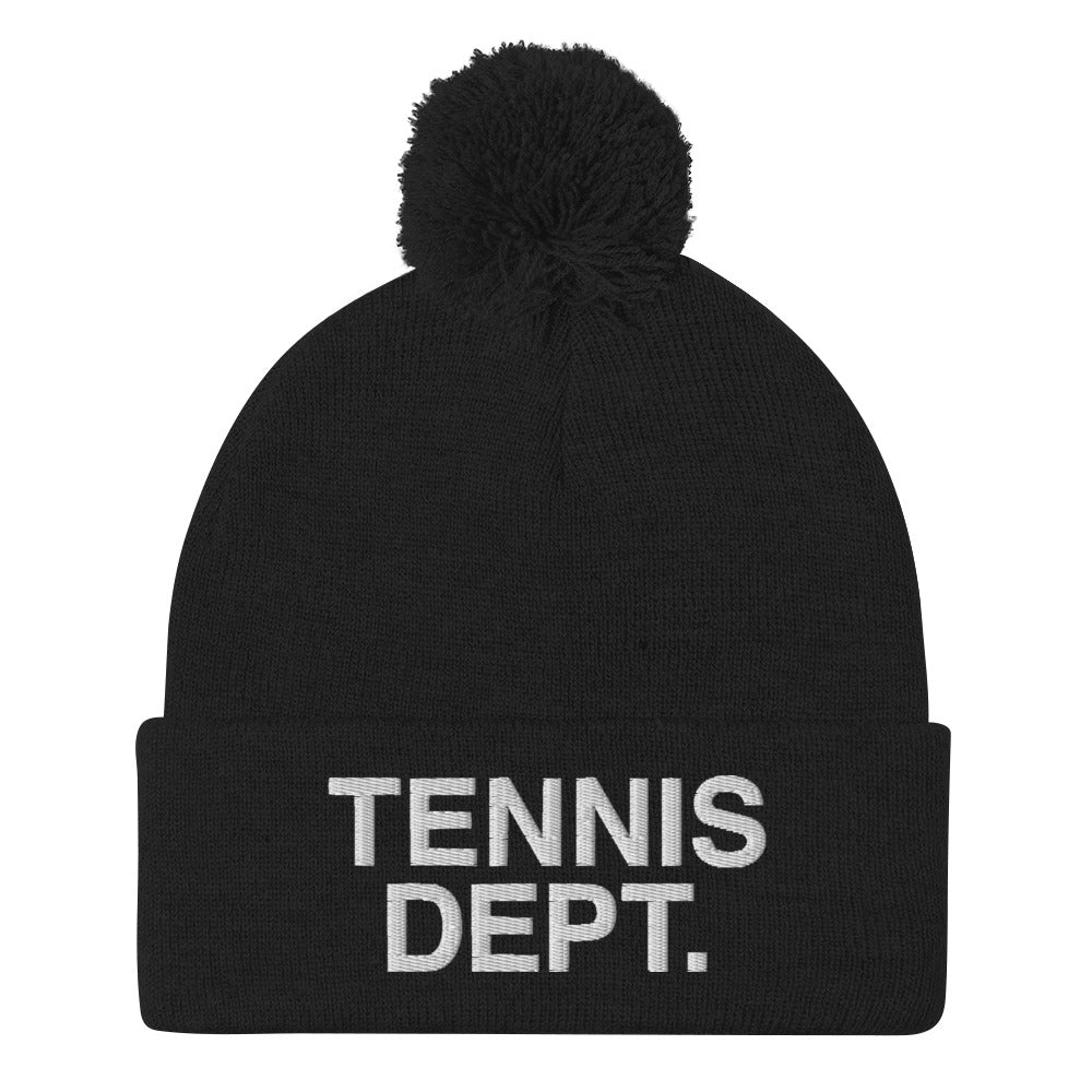 Tennis Dept. Pom-Pom Beanie by CoVA Tennis