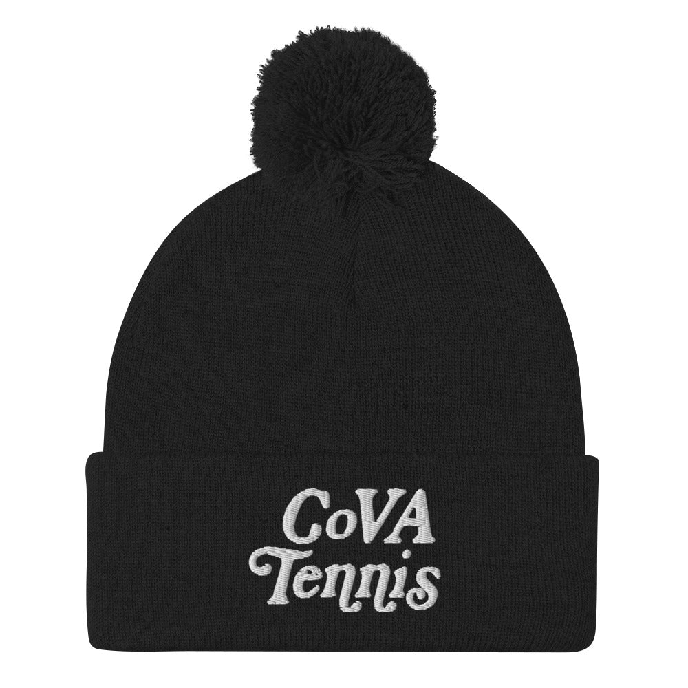 No Doubt CoVA Tennis Script Pom-Pom Beanie