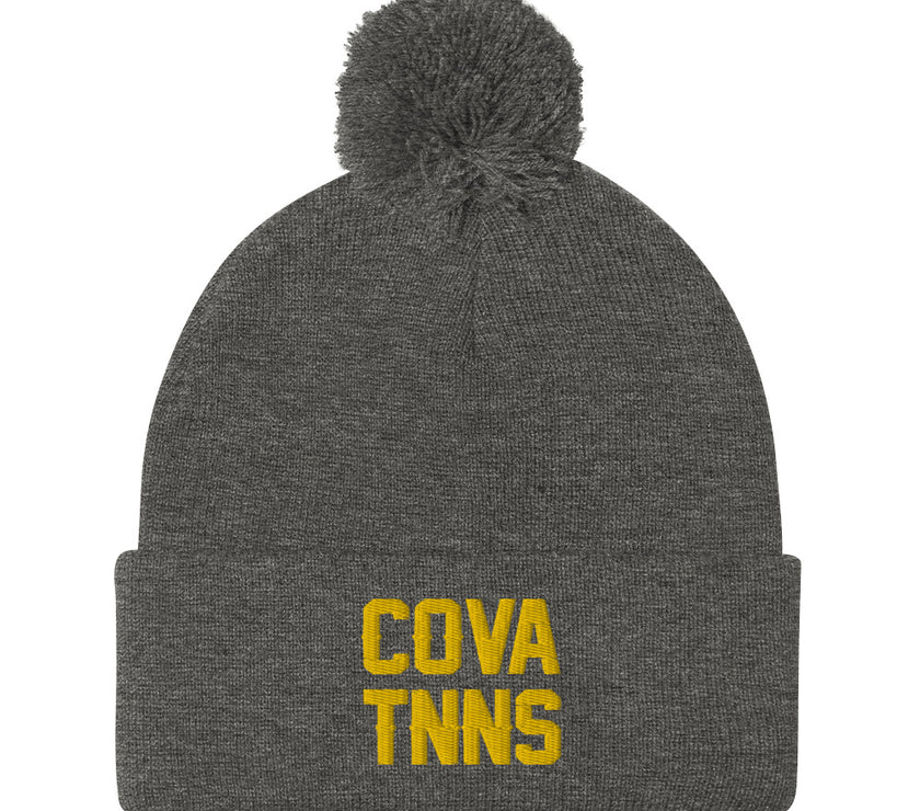 CoVA TNNS Pom-Pom Beanie by CoVA Tennis