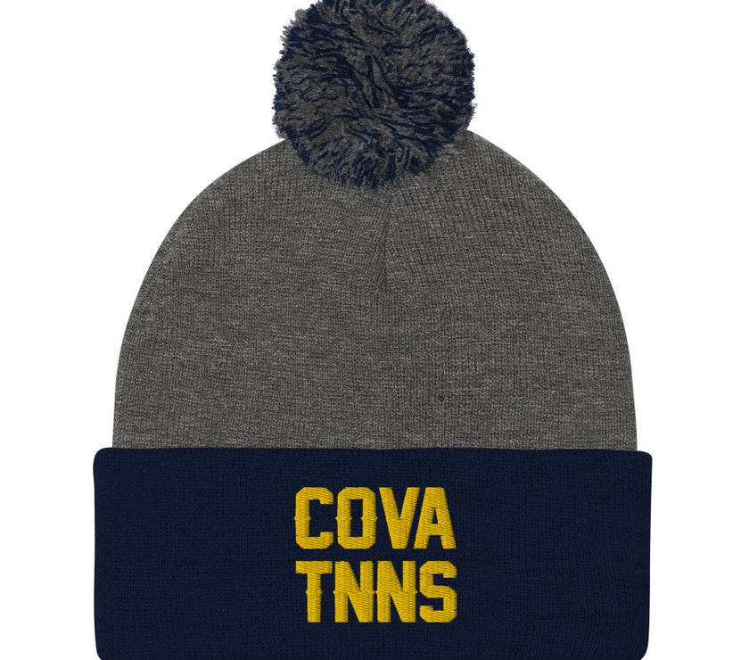 CoVA TNNS Pom-Pom Beanie by CoVA Tennis