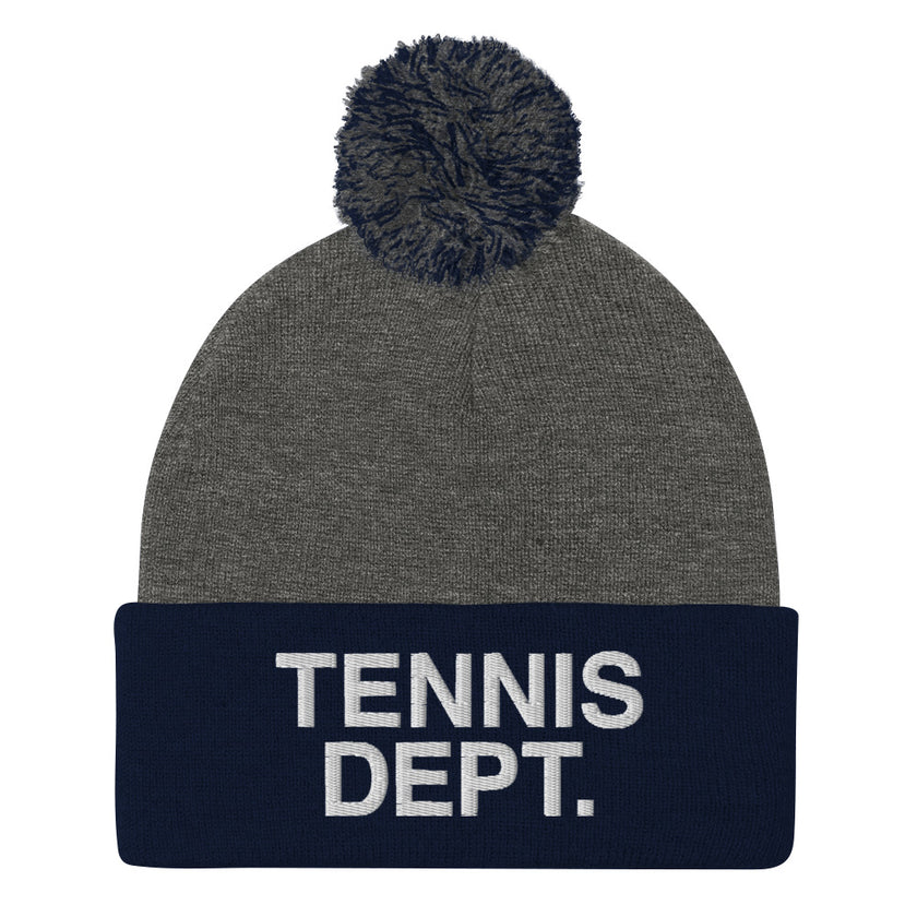 Tennis Dept. Pom-Pom Beanie by CoVA Tennis