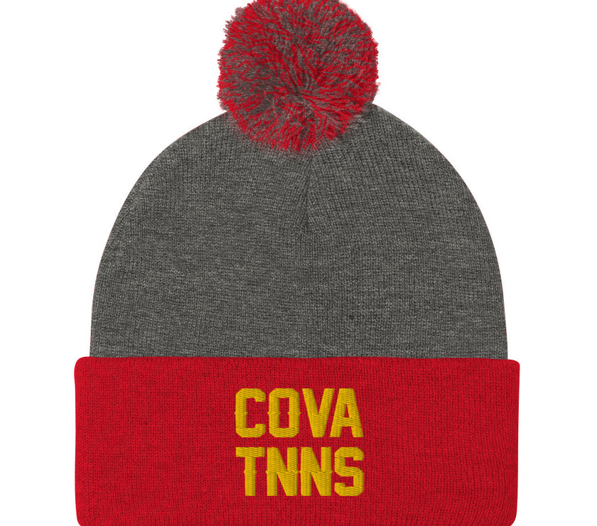 CoVA TNNS Pom-Pom Beanie by CoVA Tennis