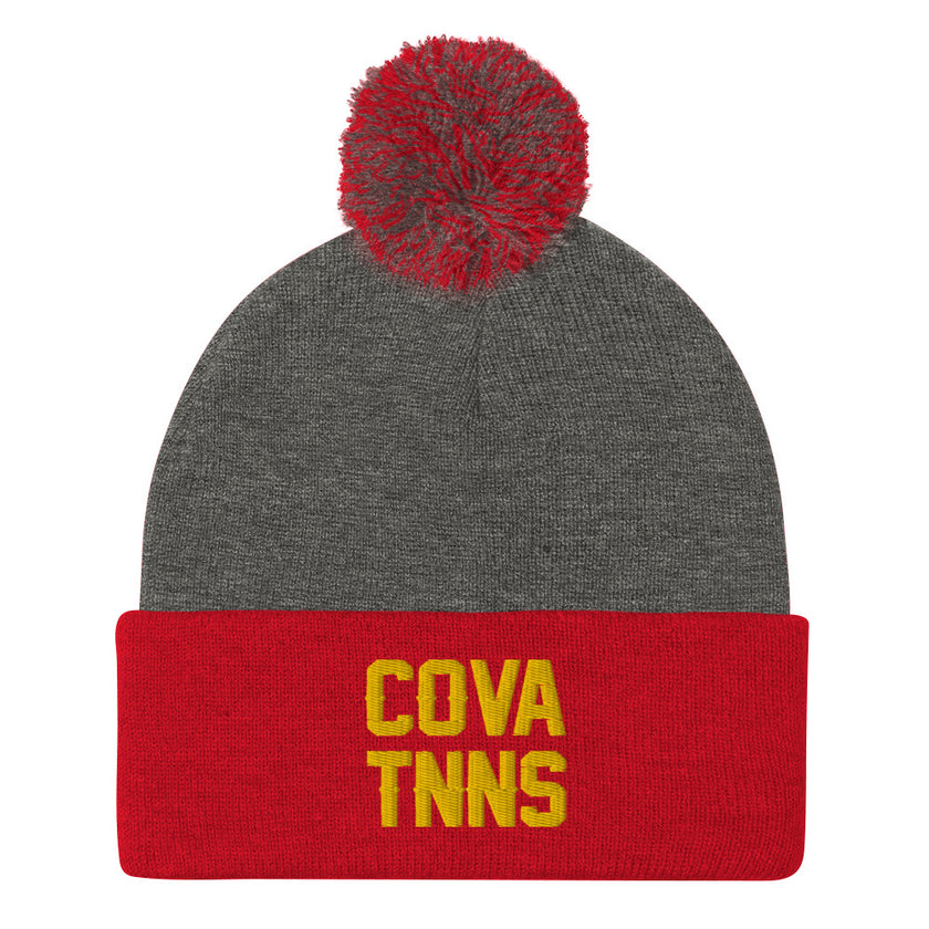 CoVA TNNS Pom-Pom Beanie by CoVA Tennis