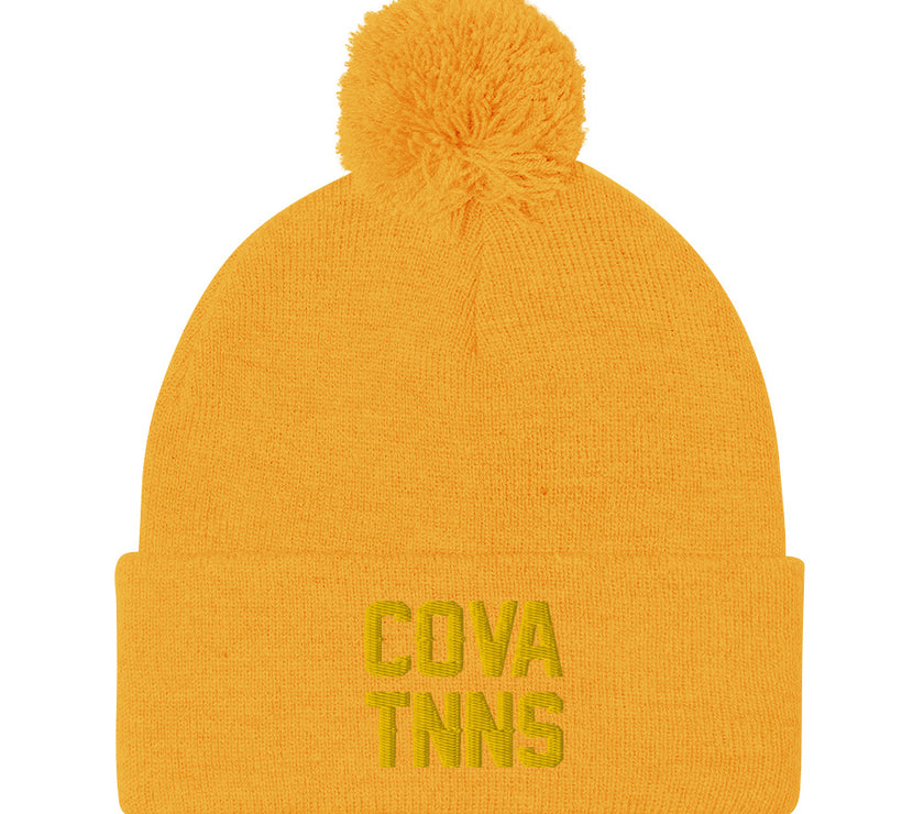 CoVA TNNS Pom-Pom Beanie by CoVA Tennis