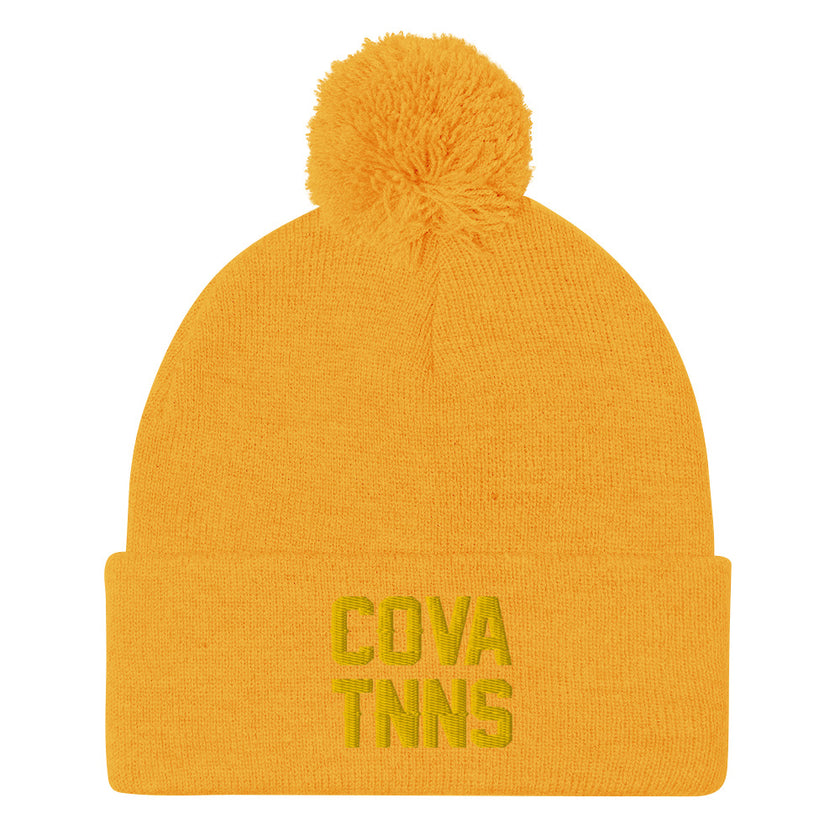 CoVA TNNS Pom-Pom Beanie by CoVA Tennis