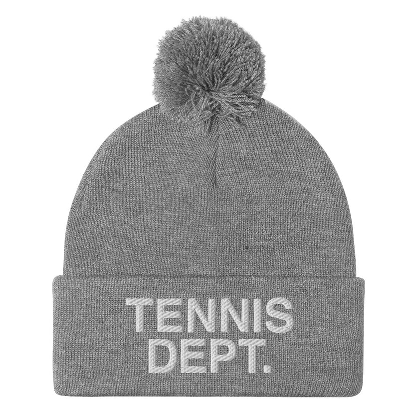 Tennis Dept. Pom-Pom Beanie by CoVA Tennis