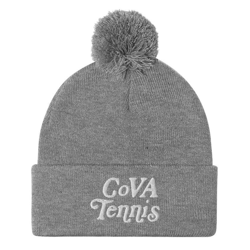 No Doubt CoVA Tennis Script Pom-Pom Beanie