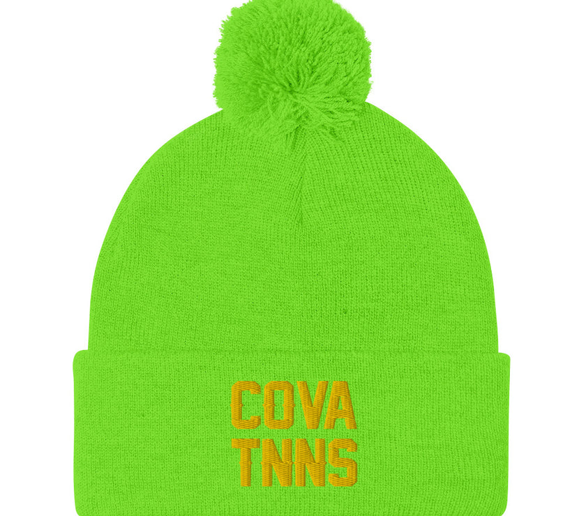 CoVA TNNS Pom-Pom Beanie by CoVA Tennis