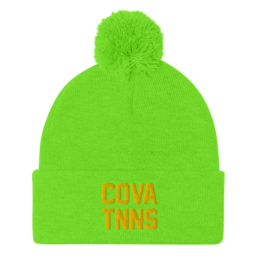 CoVA TNNS Pom-Pom Beanie by CoVA Tennis