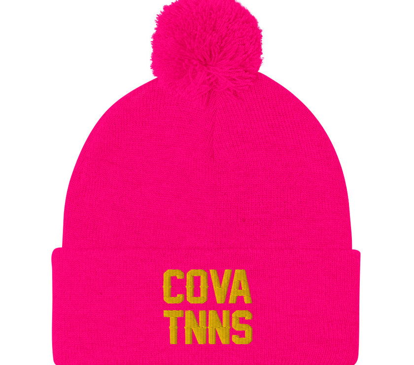 CoVA TNNS Pom-Pom Beanie by CoVA Tennis