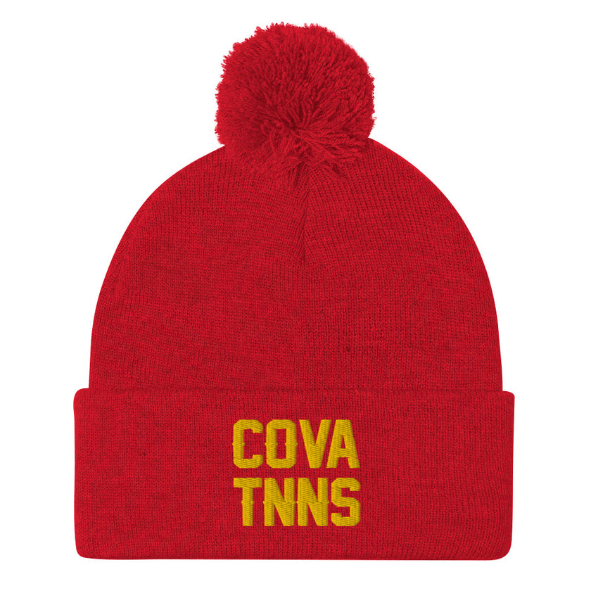 CoVA TNNS Pom-Pom Beanie by CoVA Tennis