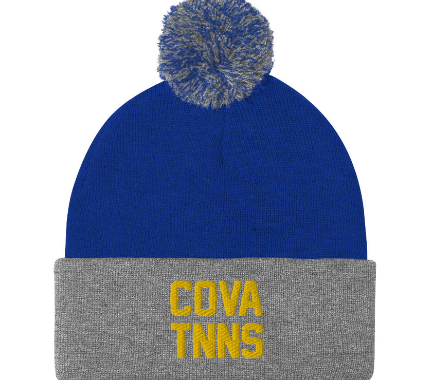 CoVA TNNS Pom-Pom Beanie by CoVA Tennis