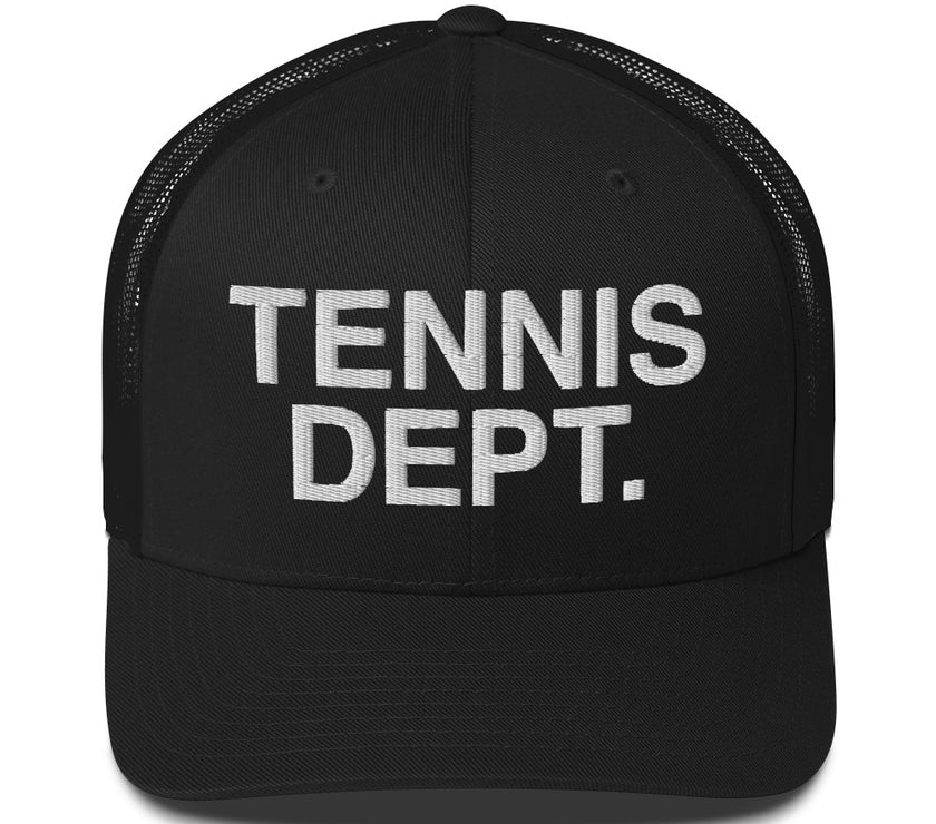 Tennis Dept Trucker Cap by CoVA Tennis