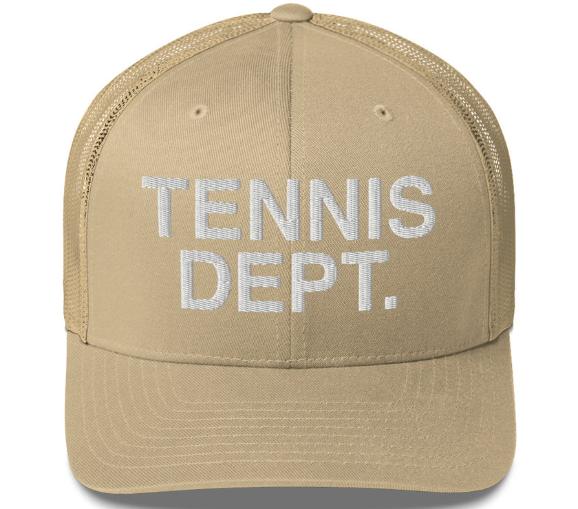 Tennis Dept Trucker Cap by CoVA Tennis