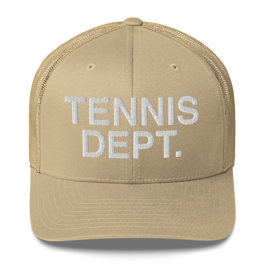 Tennis Dept Trucker Cap by CoVA Tennis