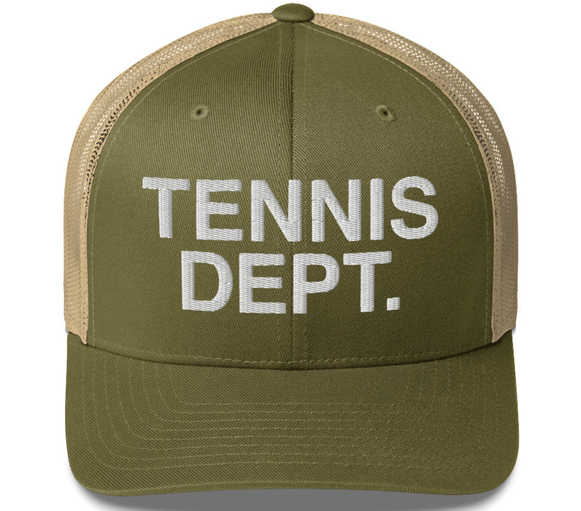 Tennis Dept Trucker Cap by CoVA Tennis