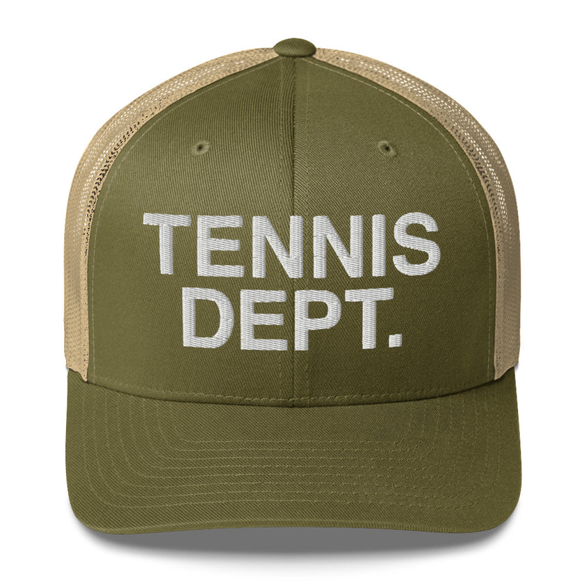 Tennis Dept Trucker Cap by CoVA Tennis