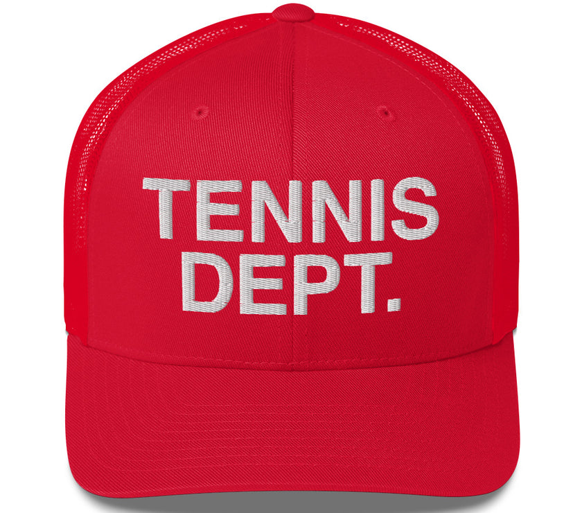 Tennis Dept Trucker Cap by CoVA Tennis