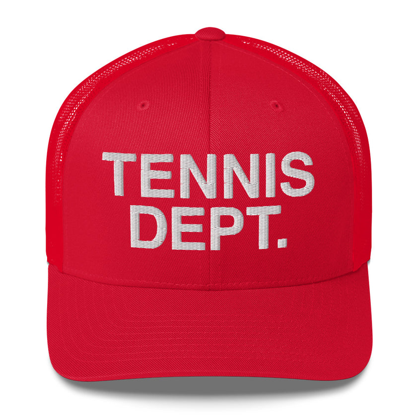 Tennis Dept Trucker Cap by CoVA Tennis