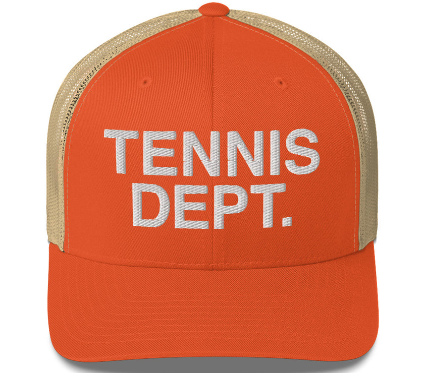 Tennis Dept Trucker Cap by CoVA Tennis