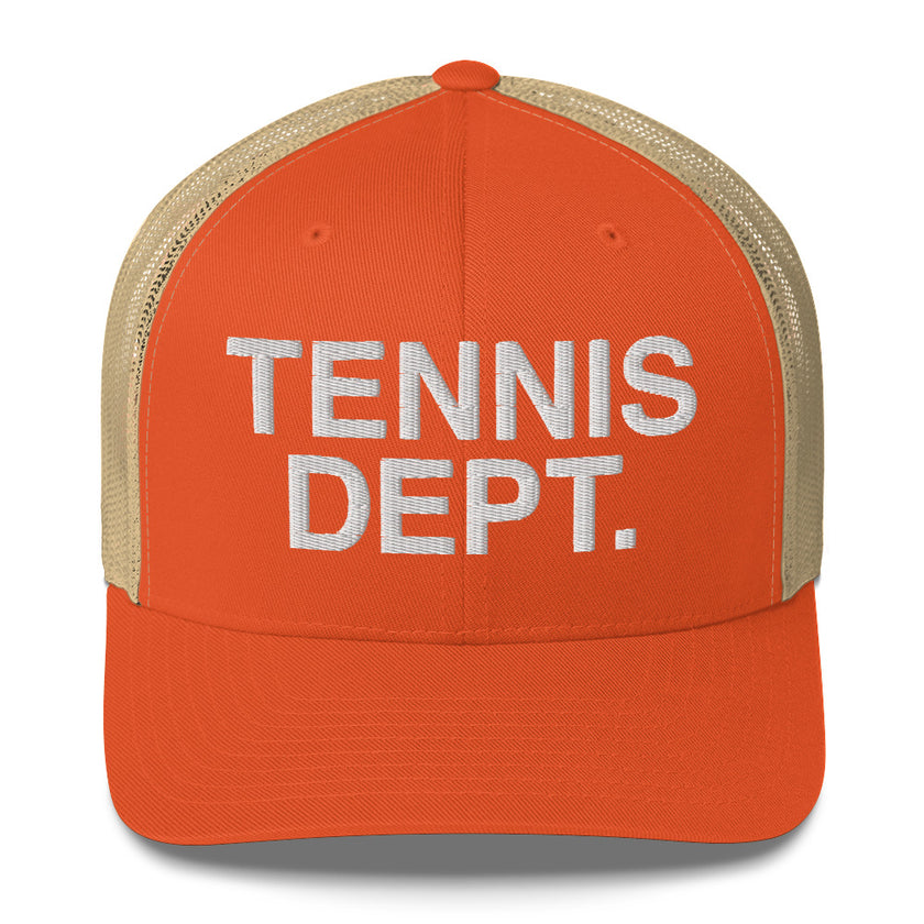 Tennis Dept Trucker Cap by CoVA Tennis