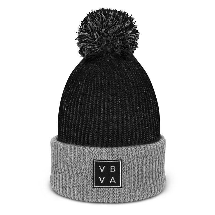 VBVA Speckled Pom-Pom Beanie by CoVA Tennis Virginia Beach