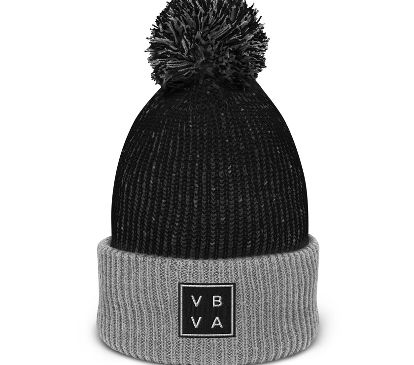 VBVA Speckled Pom-Pom Beanie by CoVA Tennis Virginia Beach