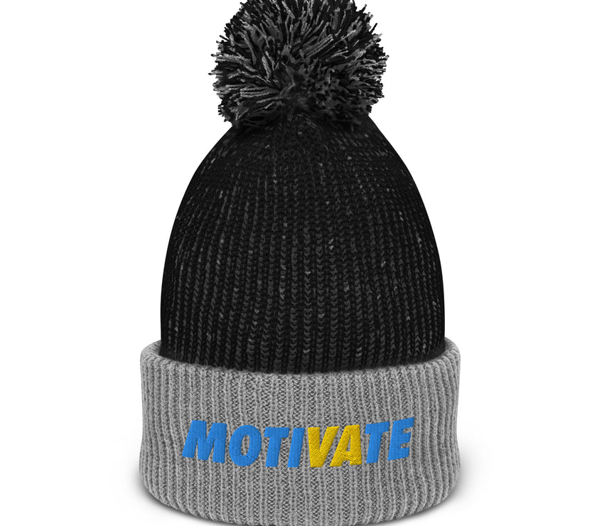 MOTIVATE by CoVA Tennis Pom-Pom Beanie