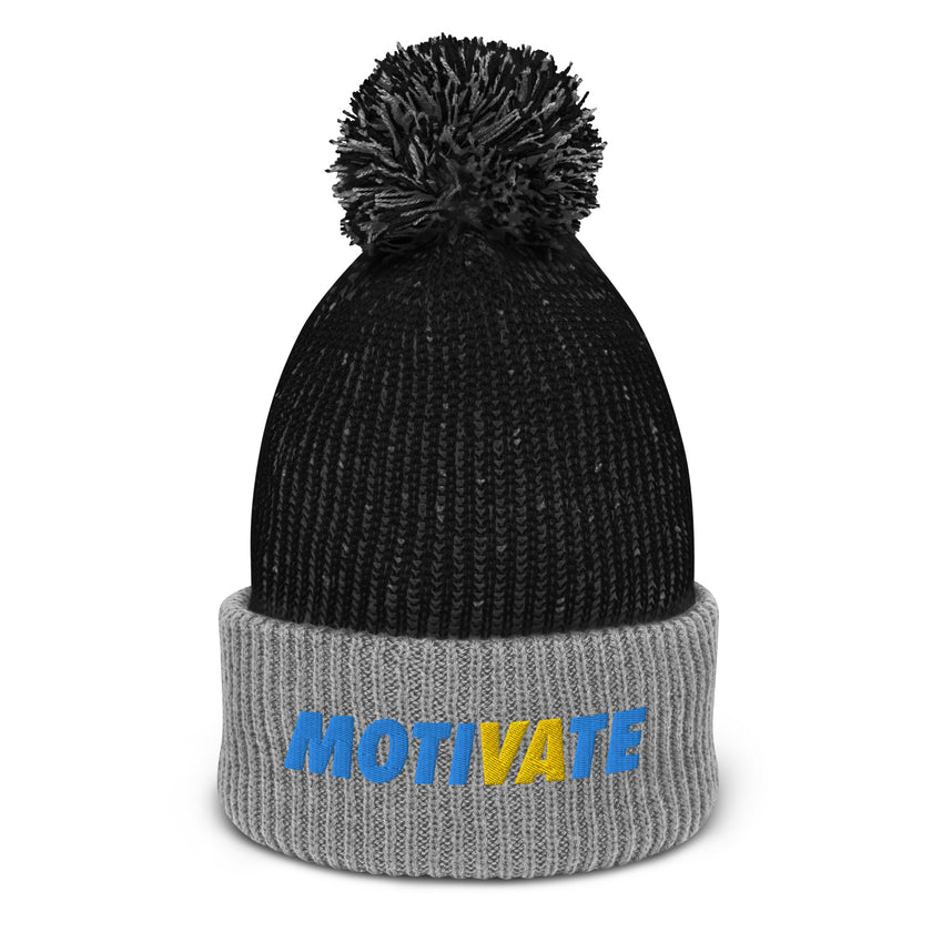 MOTIVATE by CoVA Tennis Pom-Pom Beanie